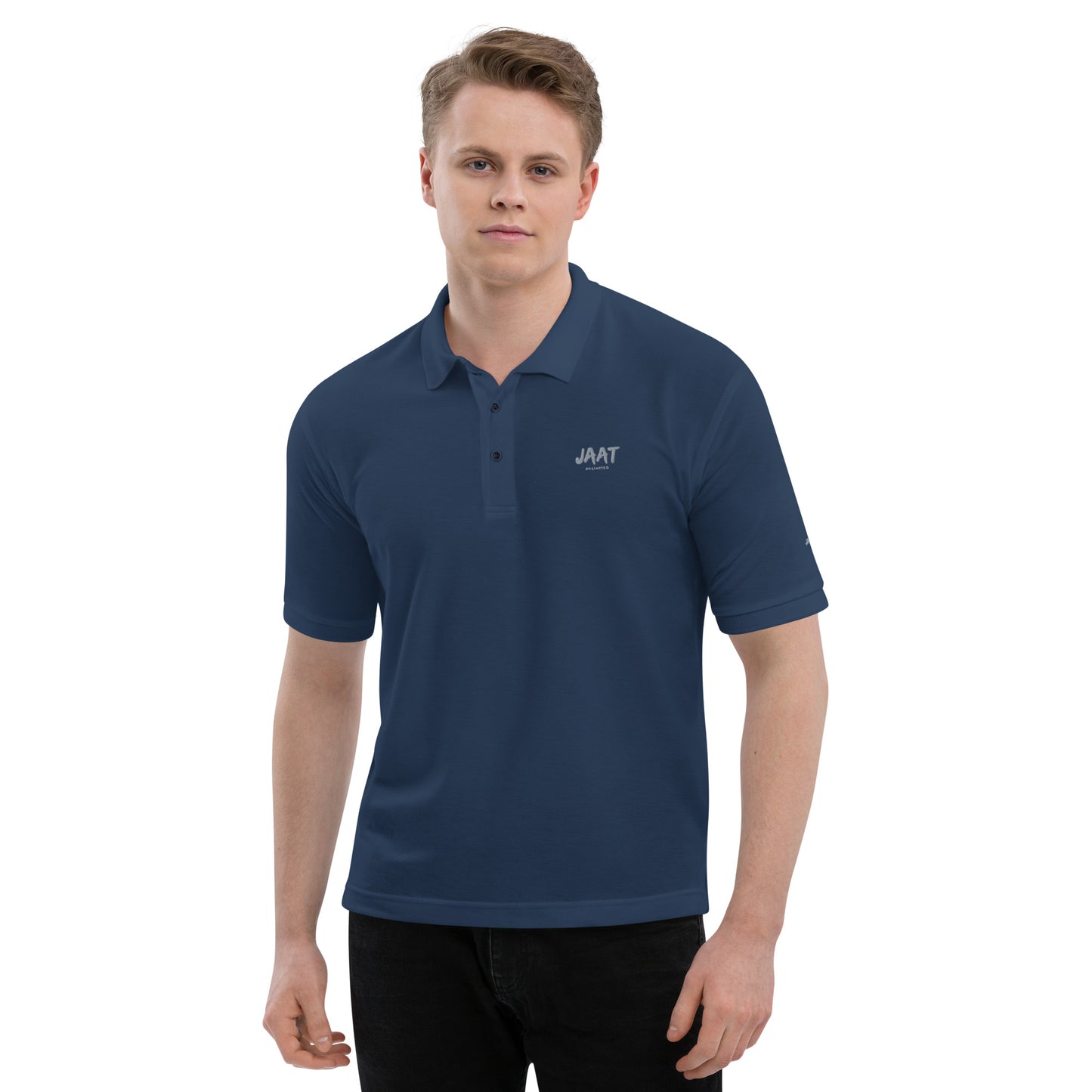 Men's Premium Polo - Jaat unltd.